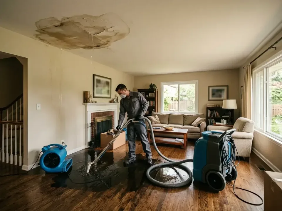 attic-pipe-burst-ceiling-drip-008 — frequently asked questions, Water Damage Restoration & Carpet Care in De Motte, IN